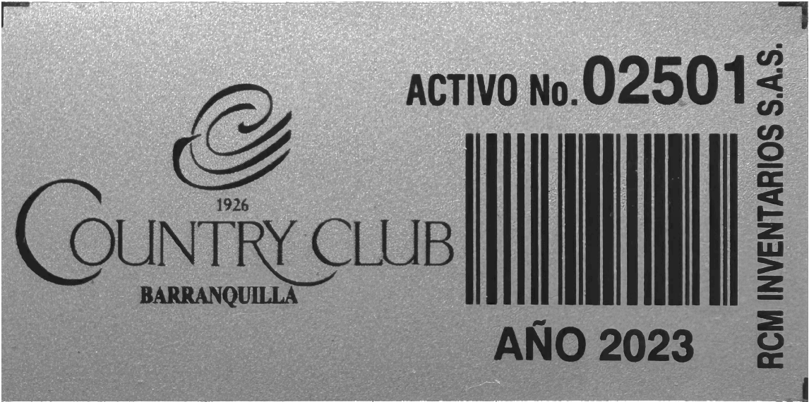 Placa Country Club 2023